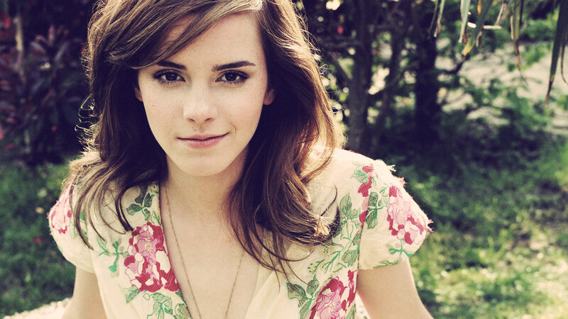 woman in floral dress outdoors