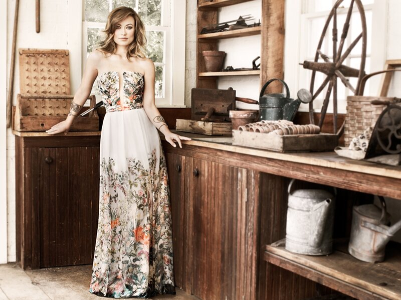 Woman in Floral Dress — White, Calm, Afternoon, Photograph, Wooden Counter
