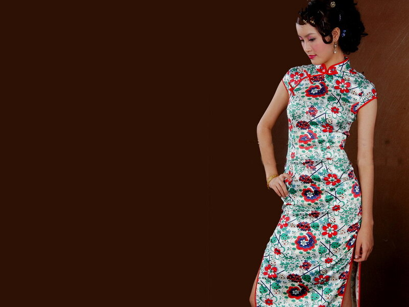 Woman in Floral Dress — White, Calm, Photograph, Hair Accessories