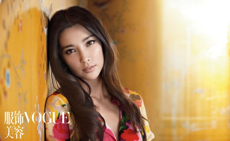 Woman in Floral Dress — Yellow, Calm, Photograph