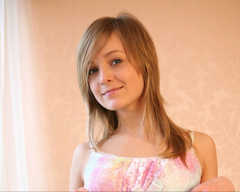 woman in floral top