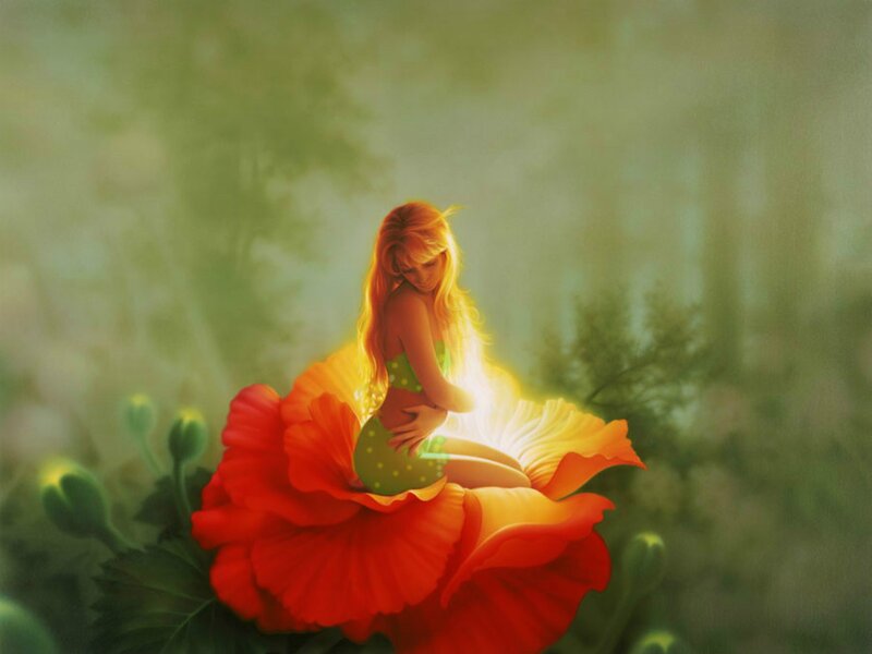 Woman in Flower