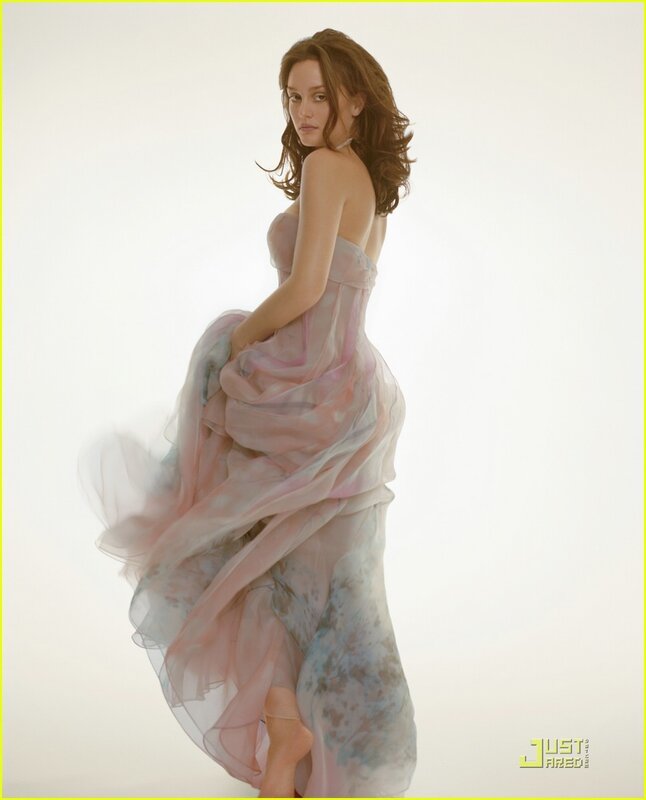 woman in flowing dress