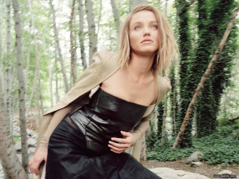Woman in Forest — Black