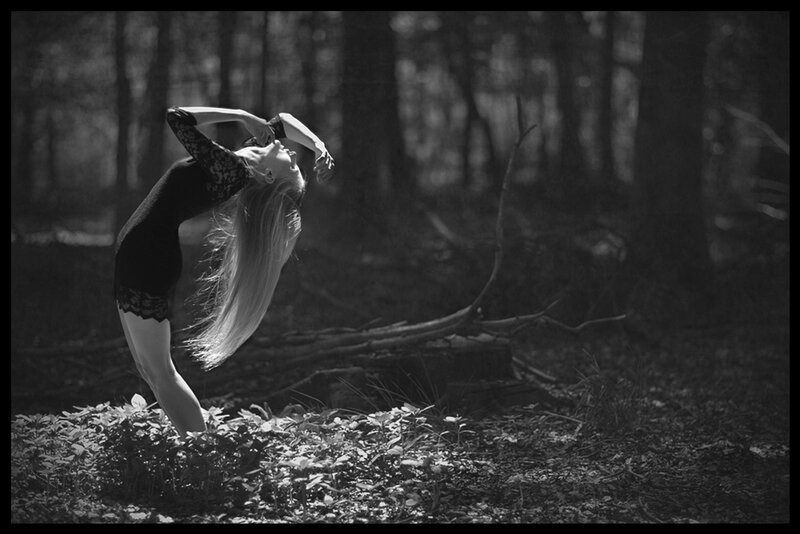 Woman in Forest Dance — Black