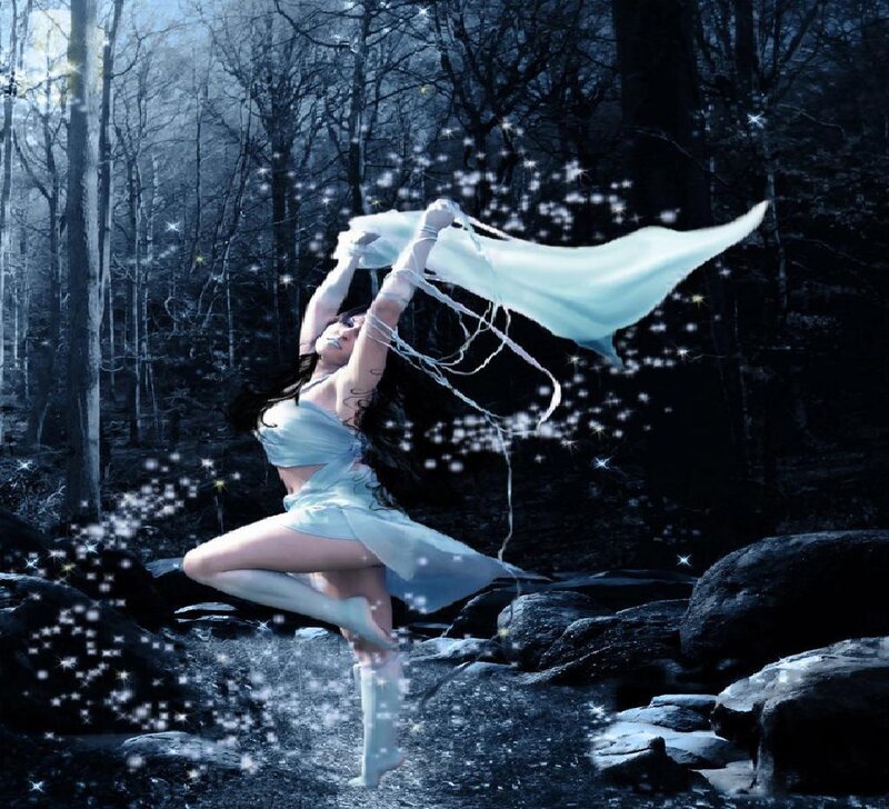 Woman in Forest Dance