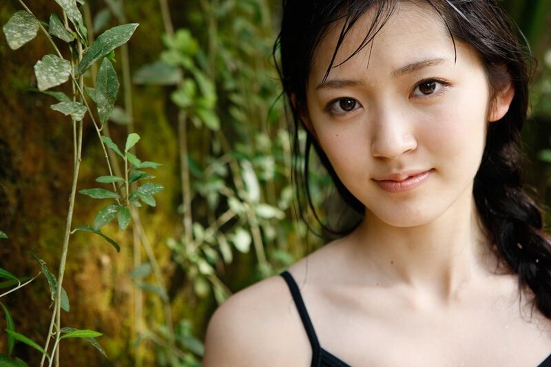 Woman in Forest — Green, Natural, Photograph, Plants