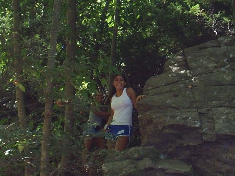Woman in Forest — Green, Outdoor
