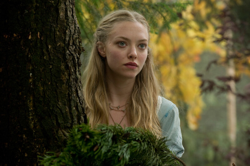Woman in Forest — Green, Serious