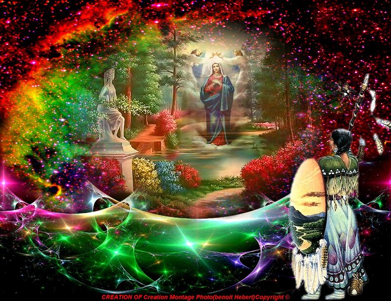 Woman in Forest Vision