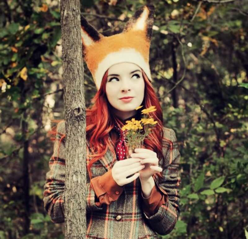 Woman in Fox Hat