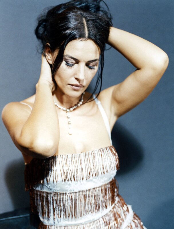 Woman in Fringed Dress — Brown