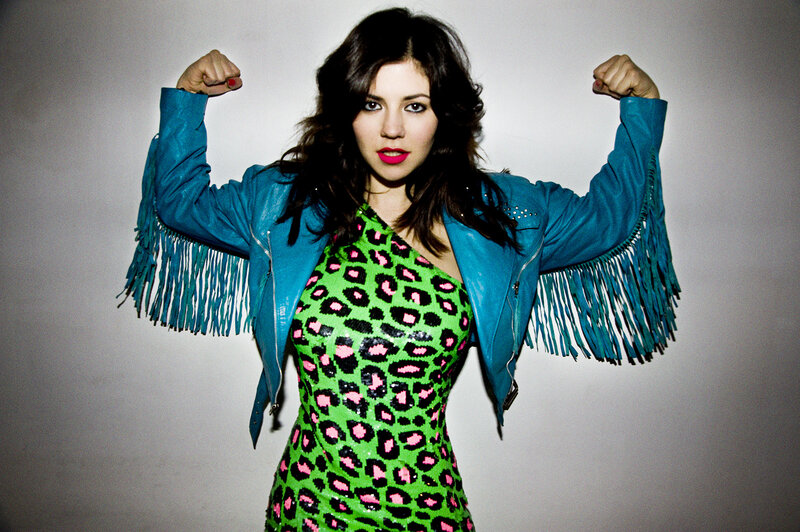 woman in fringed jacket