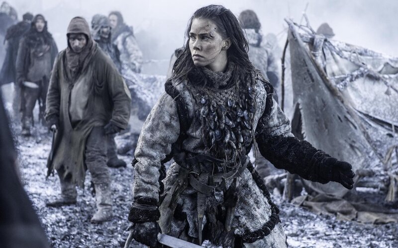 Woman in Fur Armor