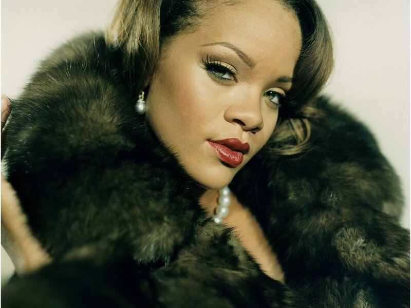 woman in fur coat