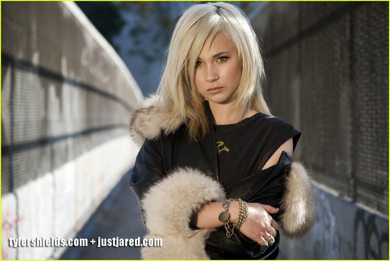 woman in fur coat