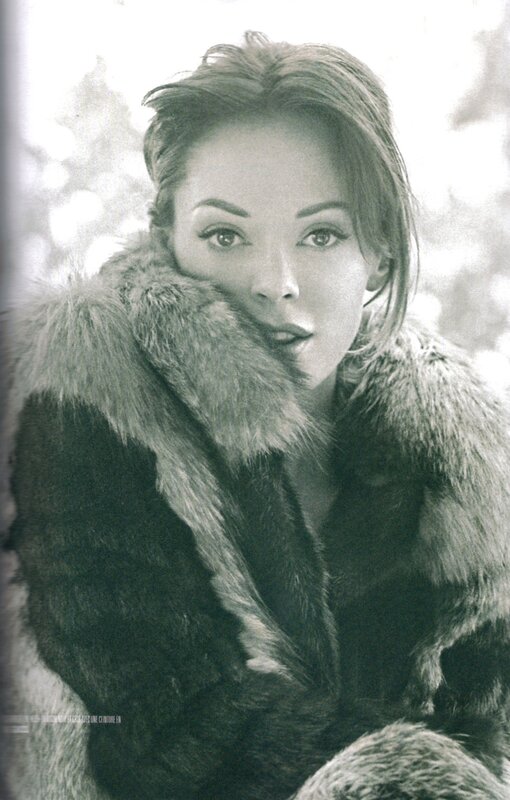 woman in fur coat