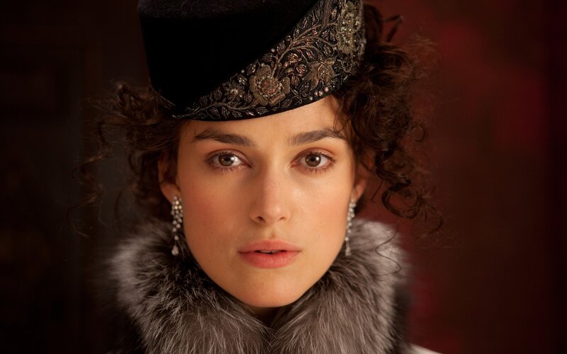 Woman in Fur Coat — Black, Dramatic, Photograph, Hat, Earrings, Fur Collar, Brown
