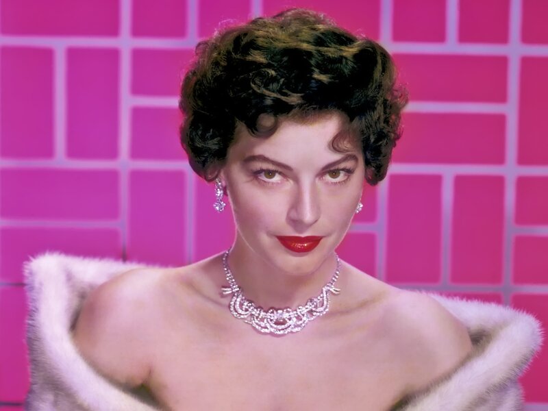 Woman in Fur Coat — Pink, Dramatic