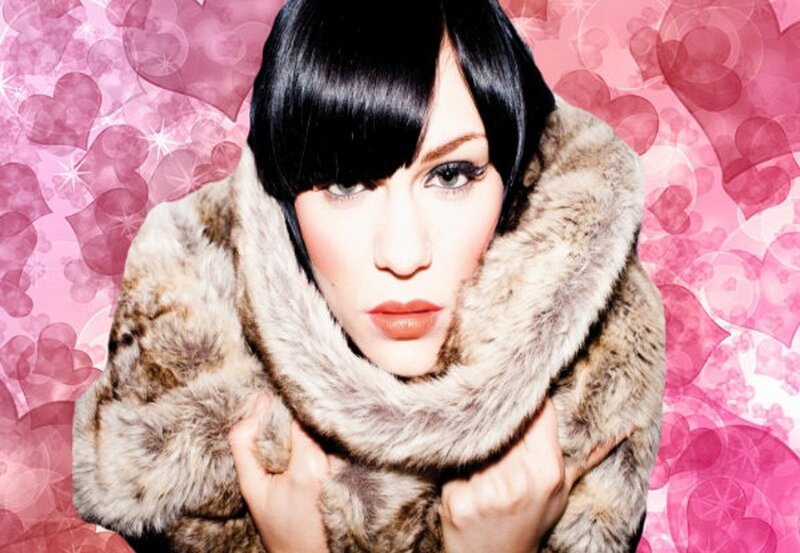 Woman in Fur Coat — Pink