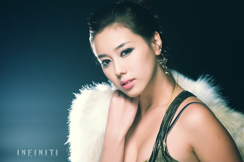 woman in fur coat portrait