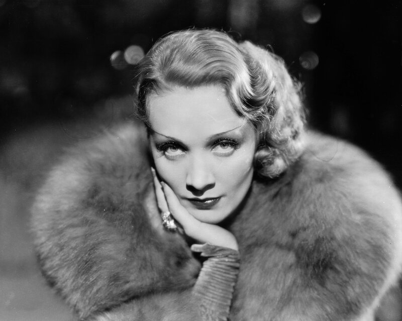 woman in fur coat portrait