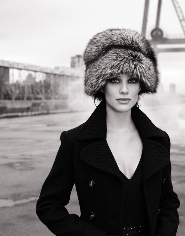 woman in fur hat and coat