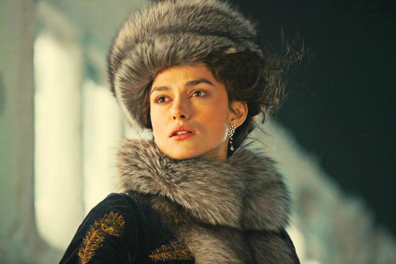 Woman in Fur Hat — Black, Dramatic, Winter