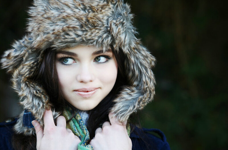 Woman in Fur Hat — Brown