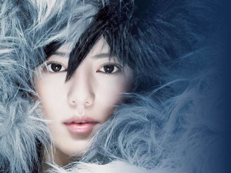 woman in fur hood
