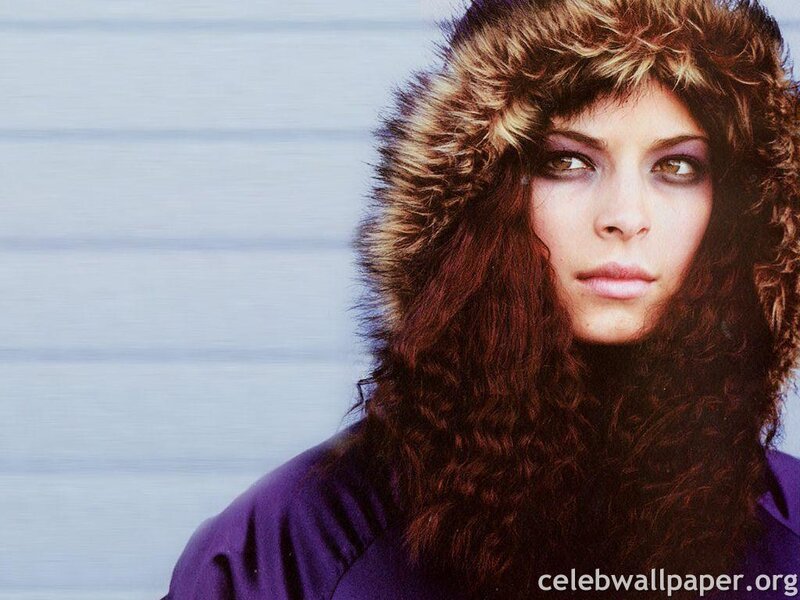 woman in fur hood