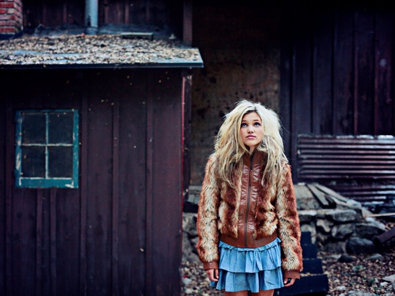 Woman in Fur Jacket — Brown