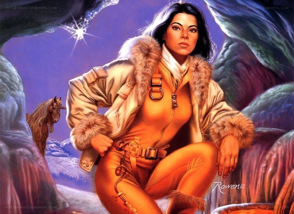 woman in fur-lined jacket