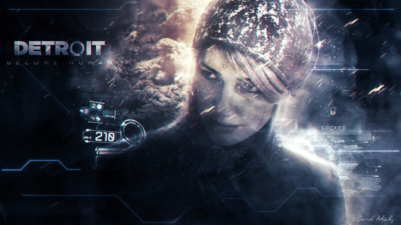 Woman in Futuristic Interface