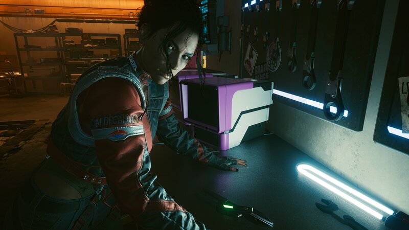 Woman in Futuristic Outfit — Black, Dark, Tense
