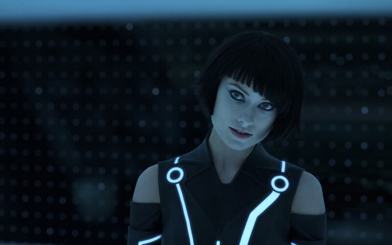 Woman in Futuristic Suit — Blue, Dramatic, Digital Art, Black Hair