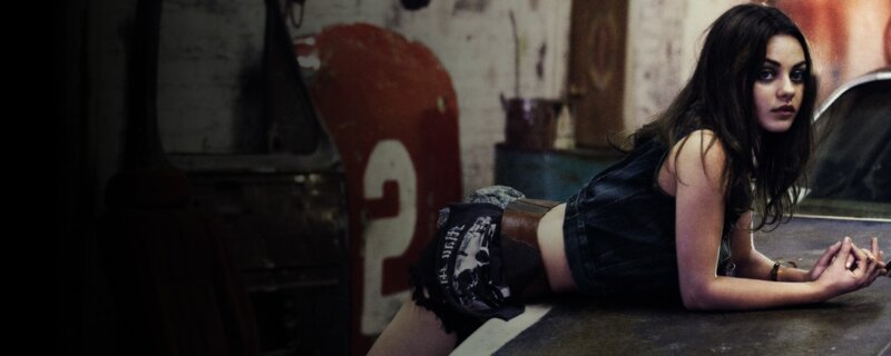 woman in garage setting