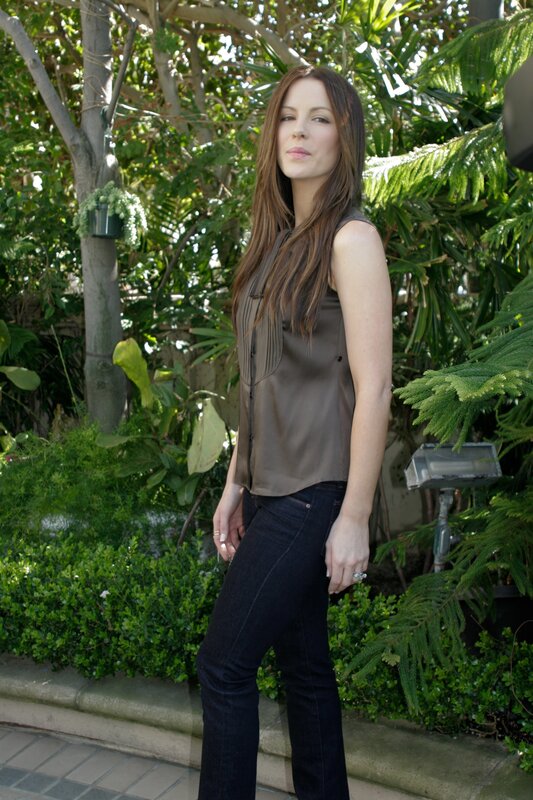 woman in garden setting