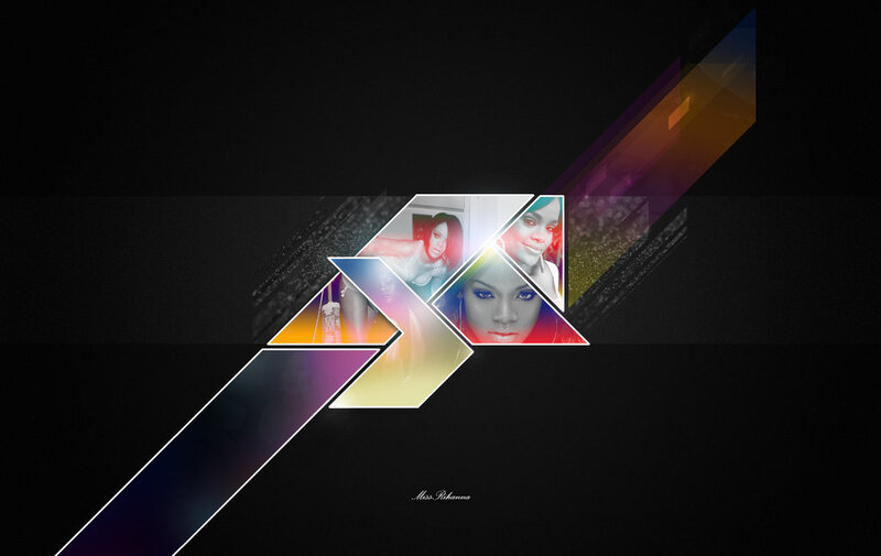 Woman in Geometric Collage