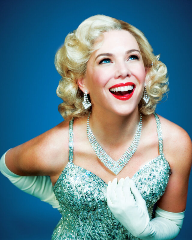 woman in glamorous outfit