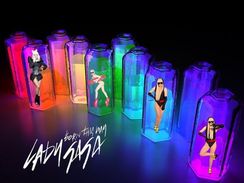 Woman in Glass Bottles