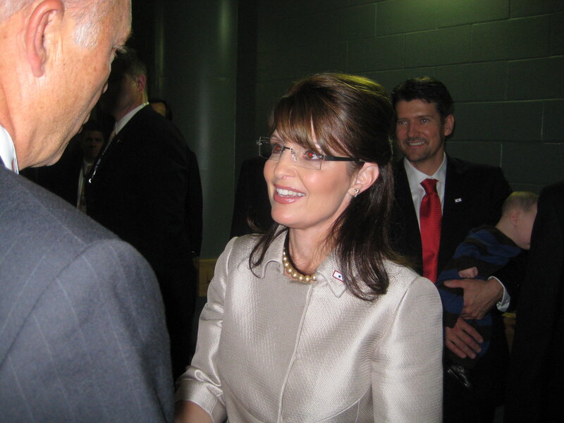 woman in glasses at event