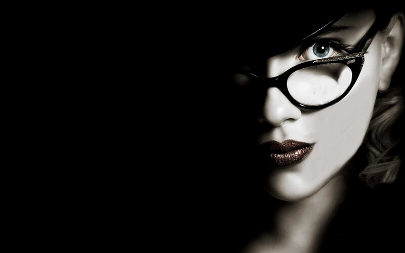 woman in glasses portrait