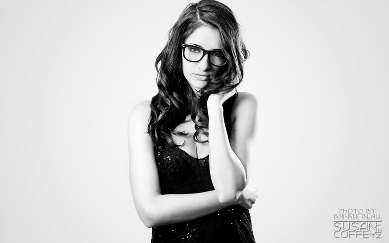 woman in glasses portrait