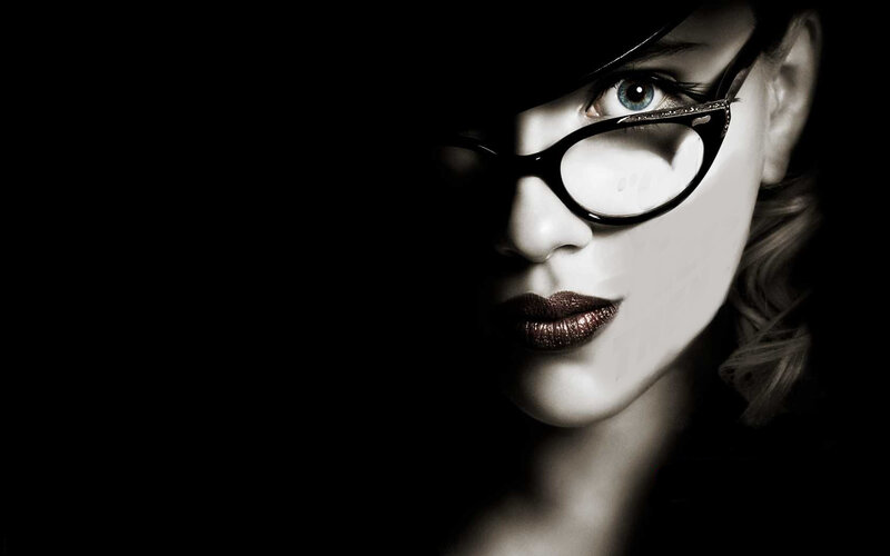 woman in glasses portrait