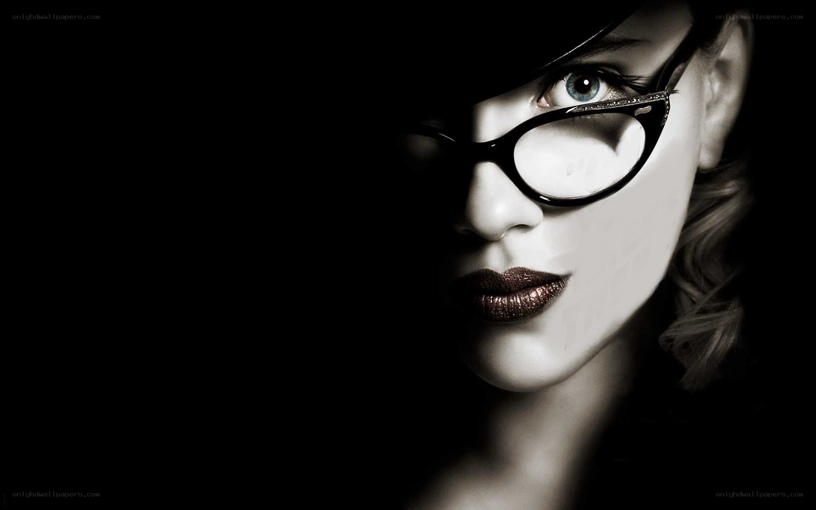 woman in glasses portrait