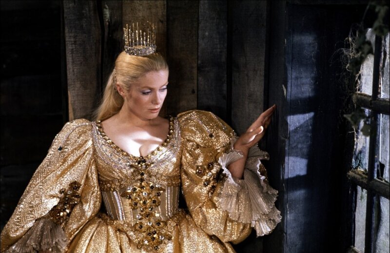 Woman in Gold Dress — Dramatic, Photograph, Crown