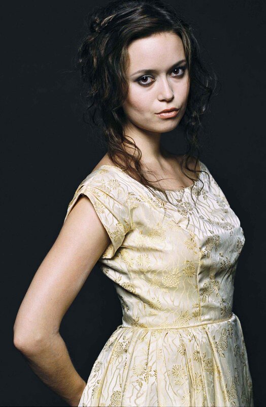 Woman in Gold Dress — Dramatic, Photograph, Dark Background