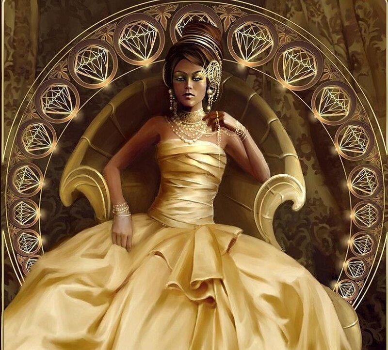 Woman in Gold Dress — Regal