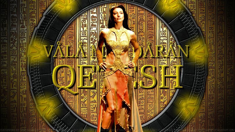 Woman in Golden Costume — Gold, Dramatic